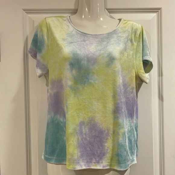NWT Free People Bright Eyes Cloud Combo tee- size large - Picture 2 of 8